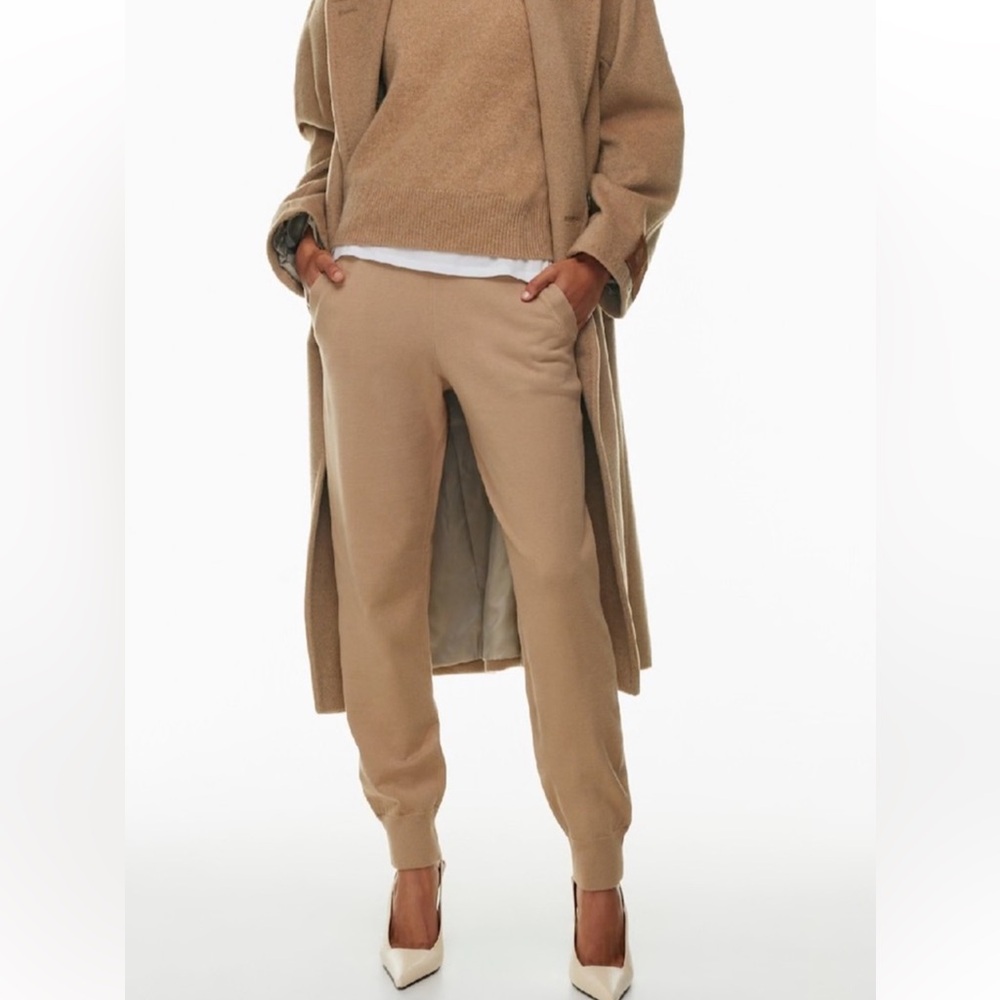 Babaton Beige/Tan Track Jogger Pants